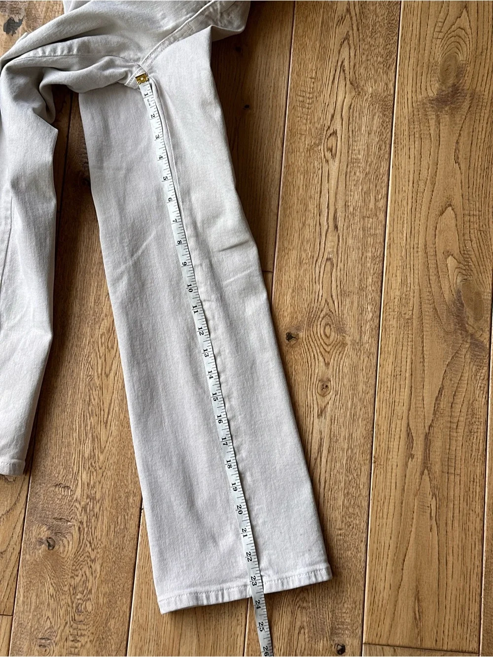 Zara Girls Gray Beige Flare Cargo Jeans size 9